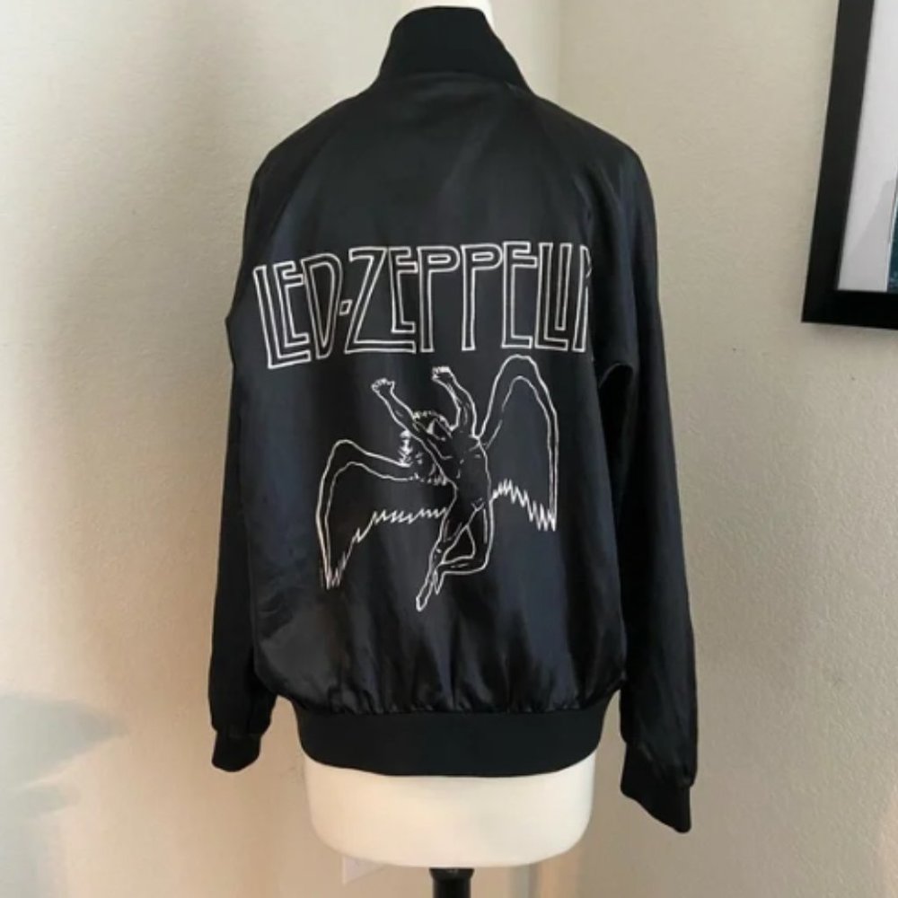 Vintage Led Zeppelin Bomber Jacket